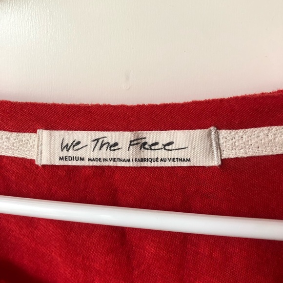 Free People Cropped Striped Long Sleeve Tee - Picture 2 of 2